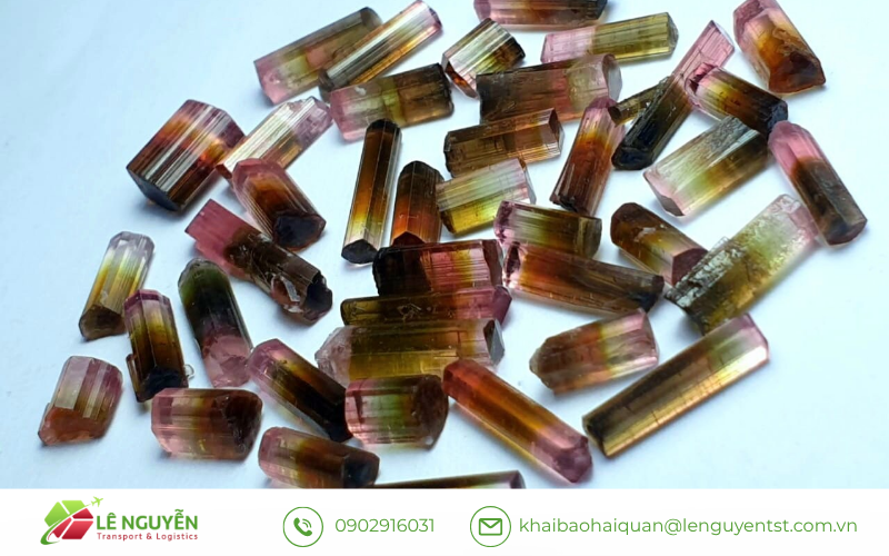 Trạng thái gia công của đá Tourmaline