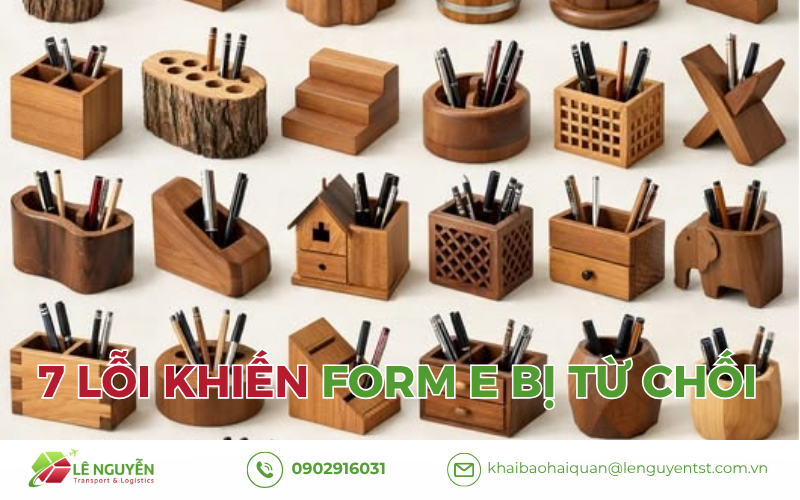 7 lỗi khiến Form E bị từ chối