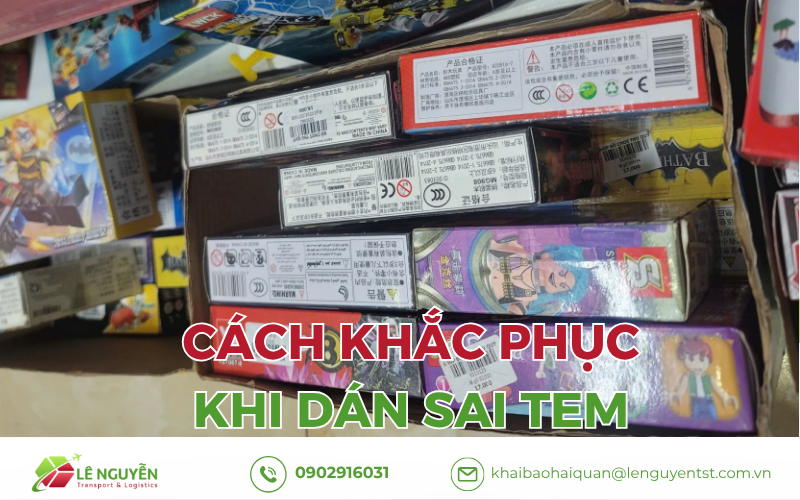 Cách khắc phục khi dán sai Tem