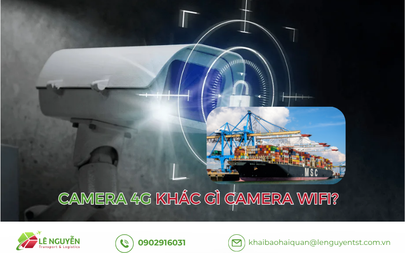Camera 4G khác gì camera Wifi?