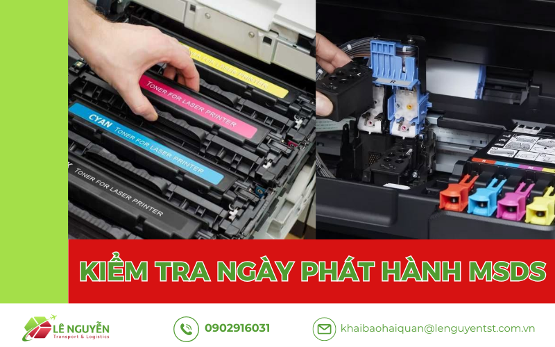 Kiểm tra ngày phát hành MSDS