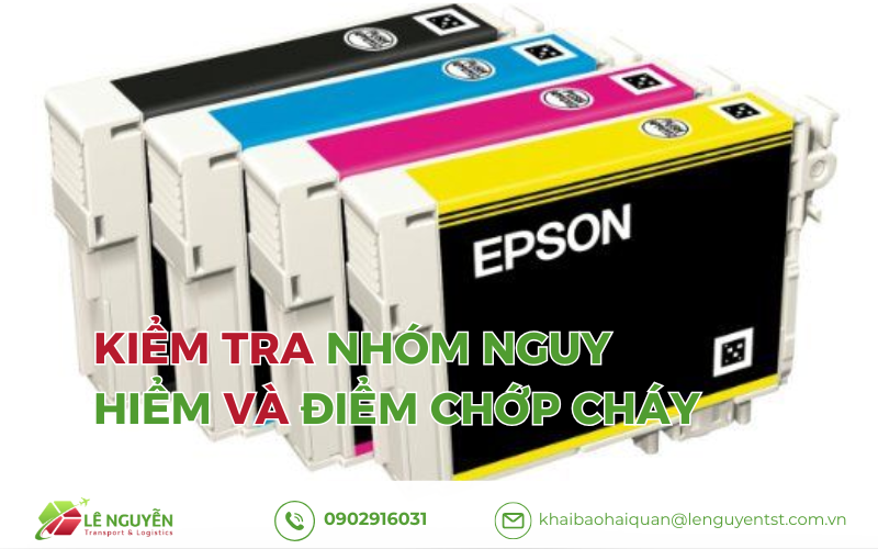 Kiểm tra nhóm nguy hiểm và điểm chớp cháy