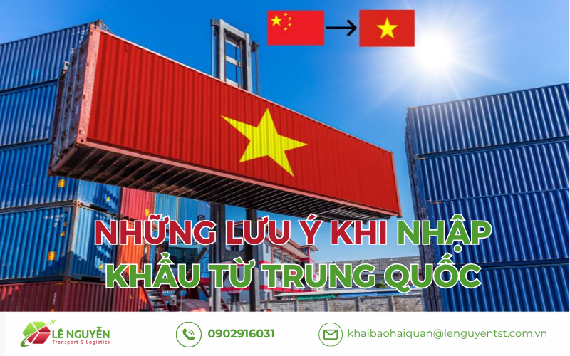 Những lưu ý khi nhập khẩu từ Trung Quốc