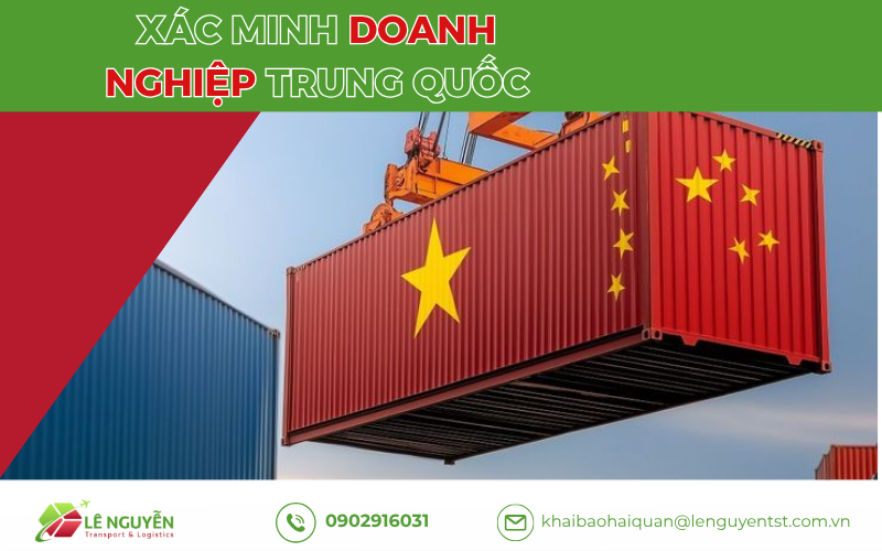 Xác minh doanh nghiệp Trung Quốc