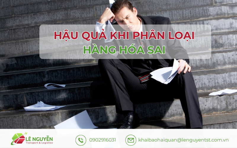 Hậu quả khi phân loại hàng hóa sai