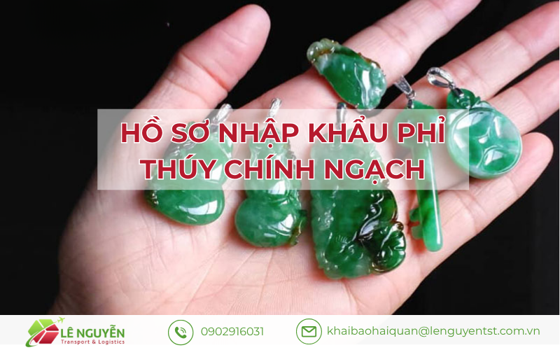 Hồ sơ nhập khẩu phỉ thúy chính ngạch – Khai báo hải quan Lê Nguyễn