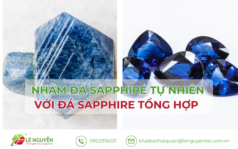 Nhầm đá Sapphire Tự Nhiên Với đá Sapphire Tổng Hợp Trong Tờ Khai Có Thể Gây Hỏng cả Đơn Hàng