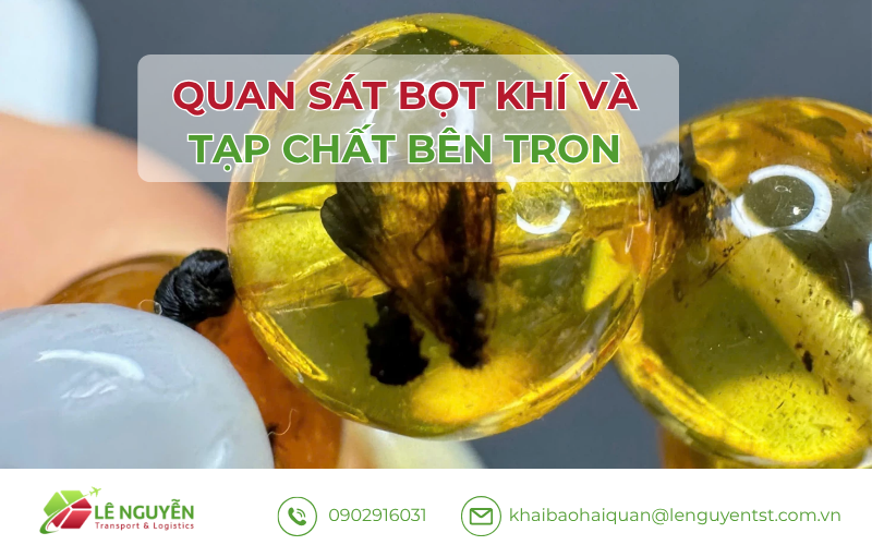 Quan Sát Bọt Khí Và Tạp Chất Bên Trong sao cho đúng