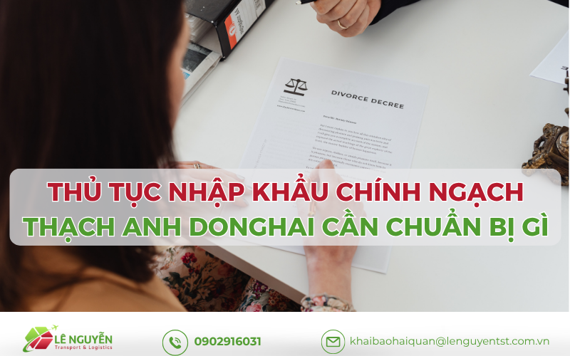 Thủ tục nhập khẩu chính ngạch thạch anh - Khai Báo Hải Quan Lê Nguyễn