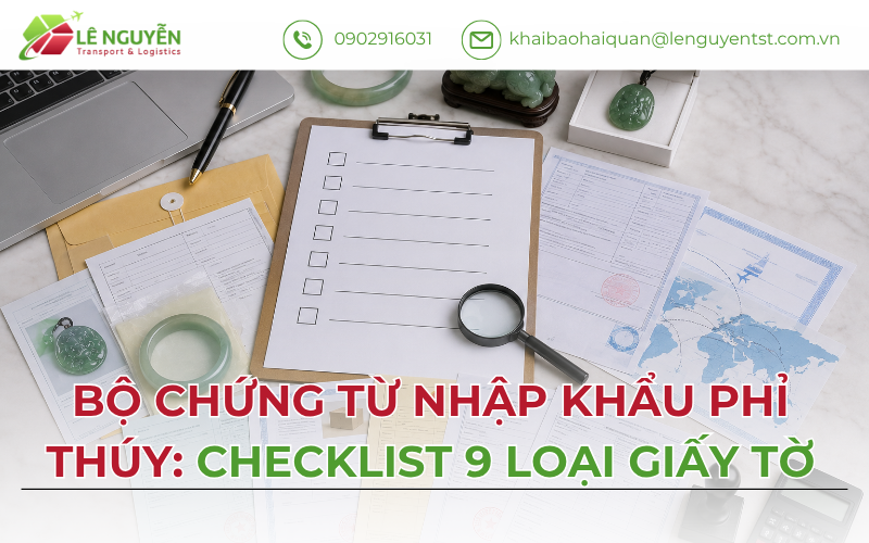 Bộ Chứng Từ Nhập Khẩu Phỉ Thúy: Checklist 9 Loại Giấy Tờ