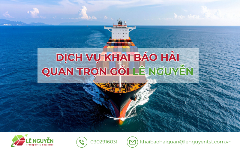 Dịch vụ khai báo hải quan trọn gói Lê Nguyễn