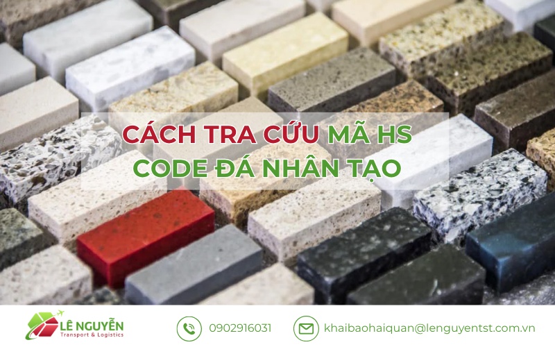 Mã HS code đá nhân tạo 